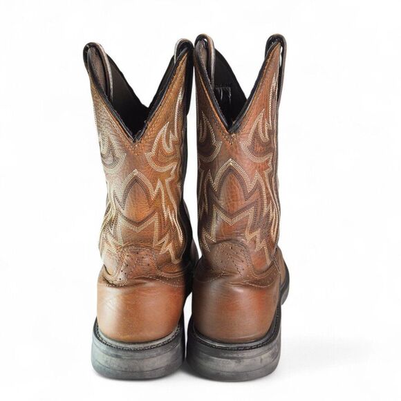 Wolverine Rancher Steel Toe Wellington Work Boots Brown W080150 Men's 12M - Picture 6 of 12